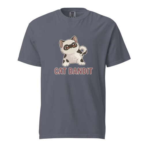 Unisex Cat Bandit heavyweight t-shirt - Image 3