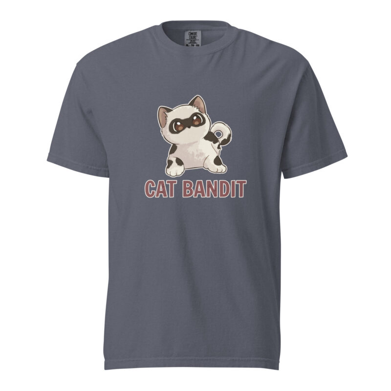 Unisex Cat Bandit heavyweight t-shirt - Image 3