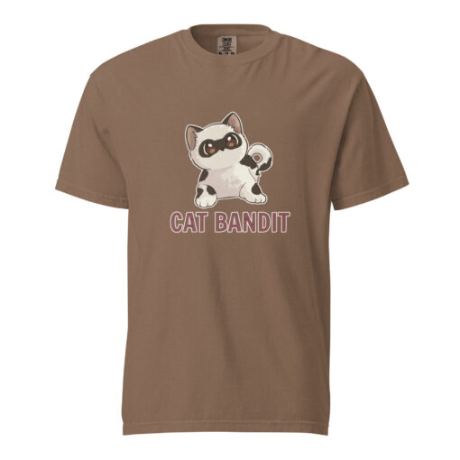 Unisex Cat Bandit heavyweight t-shirt - Image 4