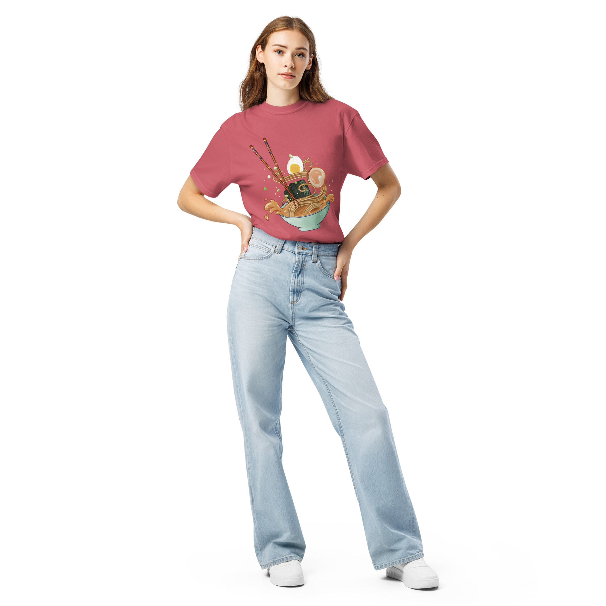 Unisex Ramen Bowl heavyweight t-shirt - Image 6
